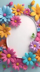 Beautiful Wild flowers in a sunny spring day, abstract flower