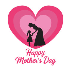 Happy Mother's Day typography design