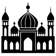 taj mahal vector illustration