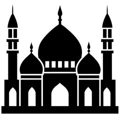 taj mahal vector illustration