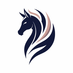 deer head logo icon vector