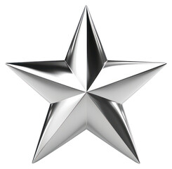 Obraz premium PNG 3d solid star decoration geometric weaponry.