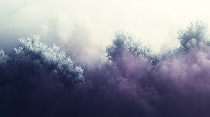 Naklejka premium Abstract dreamy cloudscape with purple and blue hues.
