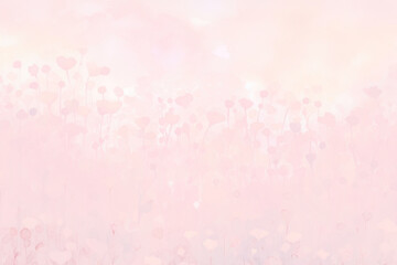 Romantic pink floral watercolor  png paint texture overlay, transparent background