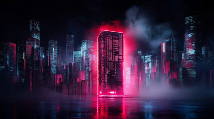 Decentralized finance revolution exploring web3 blockchain innovations in urban skyscraper environments