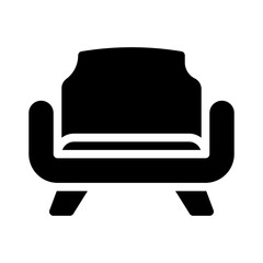 armchair glyph icon