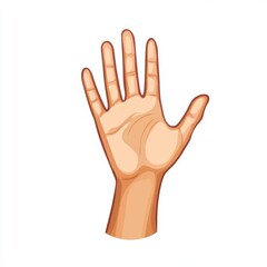 Obraz premium high five on a white background