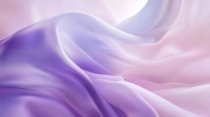 Obraz premium Soft, flowing purple and pink silk fabric with subtle ombre effect.