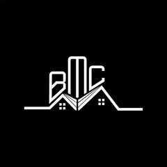 BMC Real State logo design, BMC simple and modern logo. BMC luxurious alphabet design