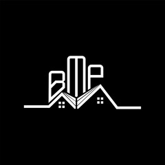 BMP Real State logo design, BMP simple and modern logo. BMP luxurious alphabet design