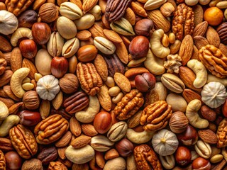 Nuts  Background Image: High-Resolution Food Photography, Rule of Thirds Composition