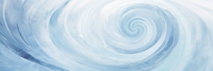 A Mesmerizing Abstract Spiral Pattern Swirling in Blue and White Hues Creating a Hypnotic and Calming Visual Experience Evoking a Sense of Tranquility and Infinite Motion