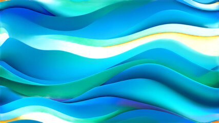 abstract blue wave