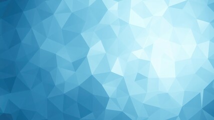 Fototapeta premium Abstract Low-Poly Blue Gradient Background Texture for Design