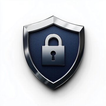 Professional logo for IT security firm with shield and lock symbol