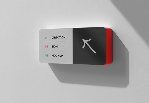 Signage Mockup for Advertising and Branding &ndash; High-Quality Design Template, AI-Generated