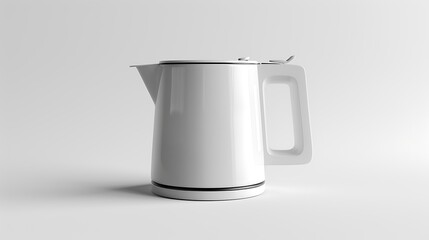 Sleek electric kettle with a modern design placed on a white background.