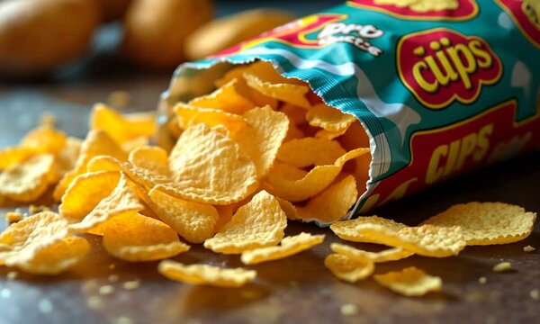 A bag of potato chips