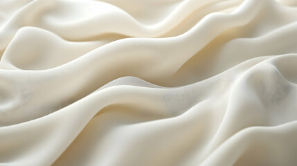 Obraz premium Creamy Draped Fabric Illustration
