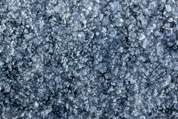 ice crystals of different shapes as a background.