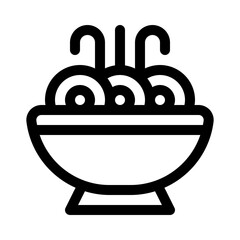 Pasta line icon