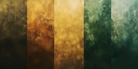 Abstract Gold Green Background Illustration