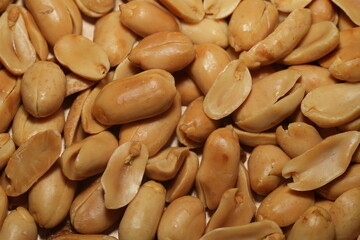 close up of peanuts