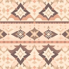 Bohemian Chic: Seamless Pattern in Earthy Hues 