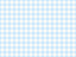 水色のギンガムチェックの背景素材