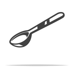 Coffee measure scoop icon transparent vector isolated