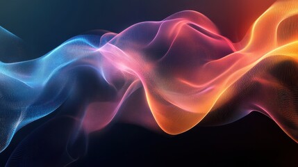 Flow of digital information. Global connection concept. Technology futuristic background. Big data visualization.