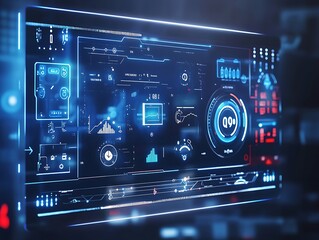 Obraz premium fiber optics background