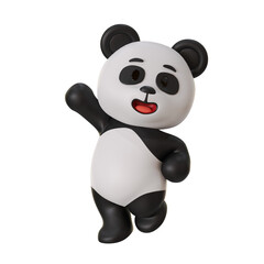 Cute Panda Mascot