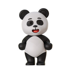 Cute Panda Mascot Standing Pose © kerismaker