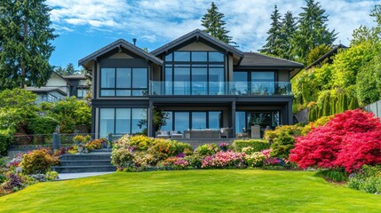Modern Luxury Home with Beautiful Landscaped Garden