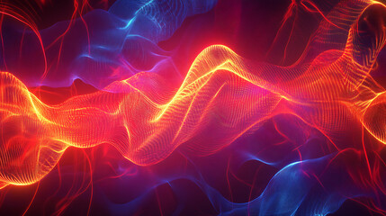 Abstract Fire and Ice Flow 