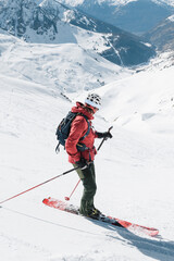 Skiing Adventure on Grand Tourmalet Slopes, French Pyrenees