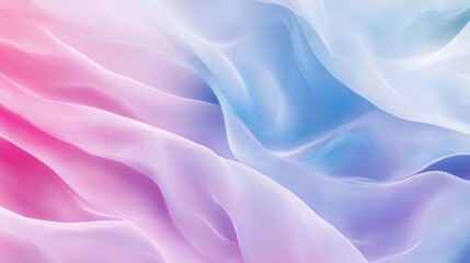 Obraz premium Pastel Pink & Blue Fabric Texture - Pastel colors