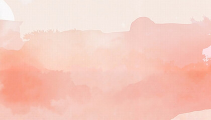 Obraz premium Soft abstract watercolor background in pastel pink shades with copy space for text