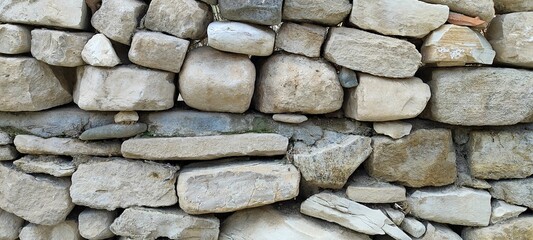 Stone wall photo, textured background.