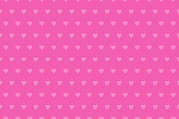 ハートの背景素材（ピンク）、壁紙、パターン、シームレス