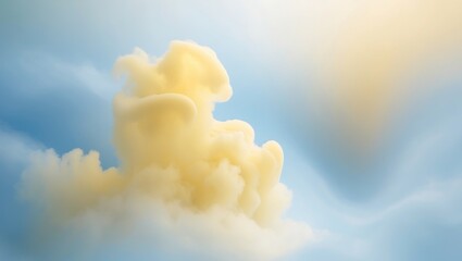 Naklejka premium blue and yellow pastel paper color for background