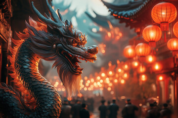 Fototapeta premium Le nouvel an chinois