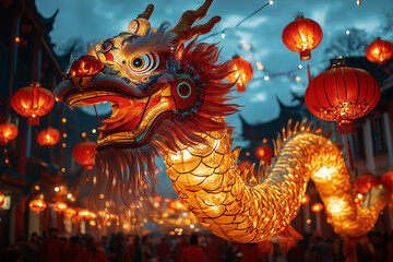 Fototapeta premium Le nouvel an chinois