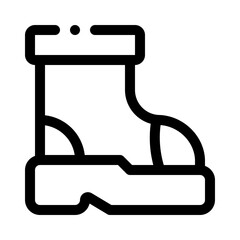 Boots line icon