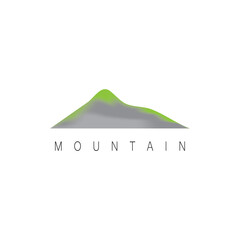 mountain icon vector illustration template design