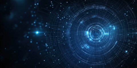 Blue Dark Technological Background With White Line Design And Glowing Elements, Red Orange Style Arrow And Dark Red Background, Futuristic Tech Style, Digital Background.