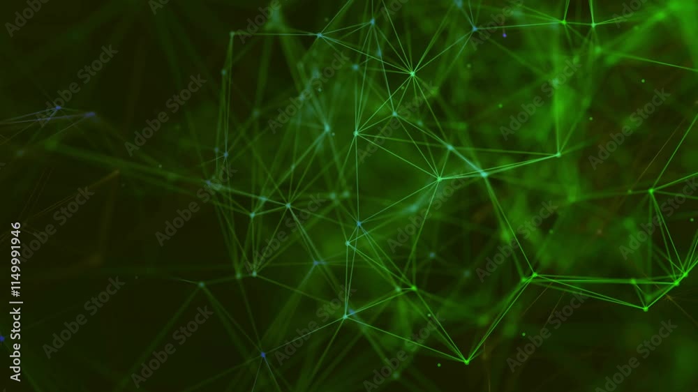 Wall mural colorful plexus pattern abstract background