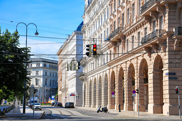 オーストリアの首都ウィーンの美しい街並み風景