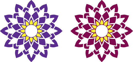 beautiful mandala vector